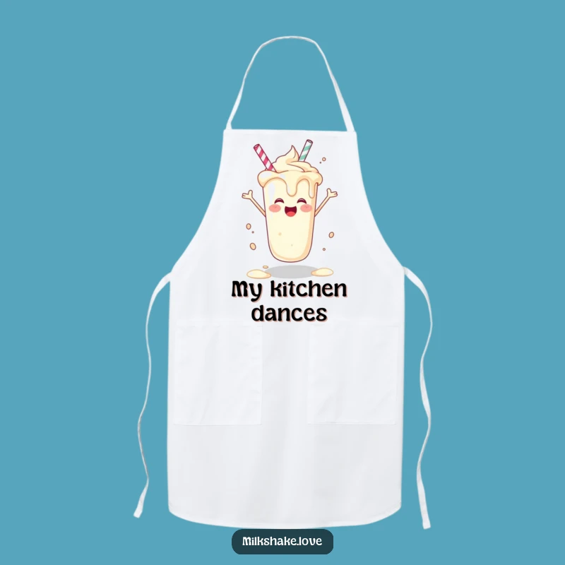 Funny Joyful Milkshake Apron - Cook Up Smiles with Sweet Celebration