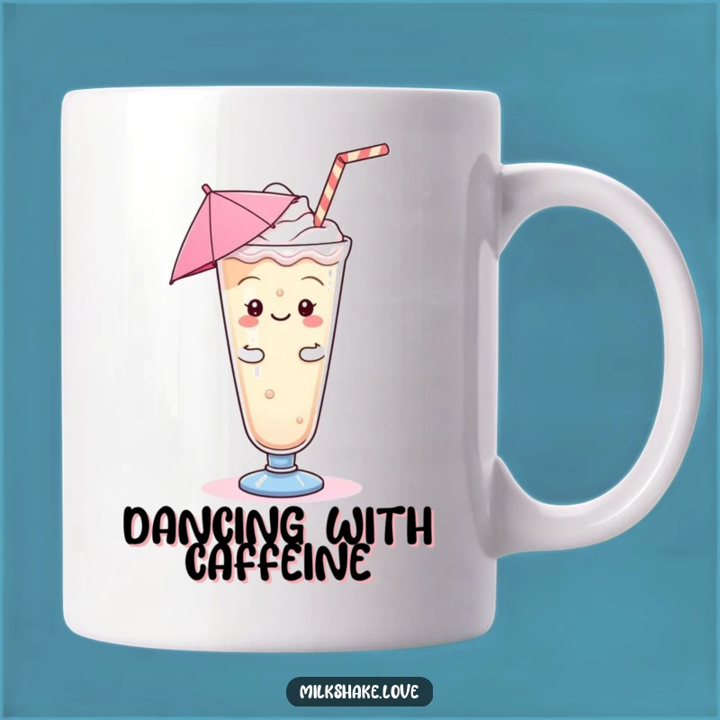 Funny Kawaii Milkshake Jig Mug - Dance Your Way to Laughter