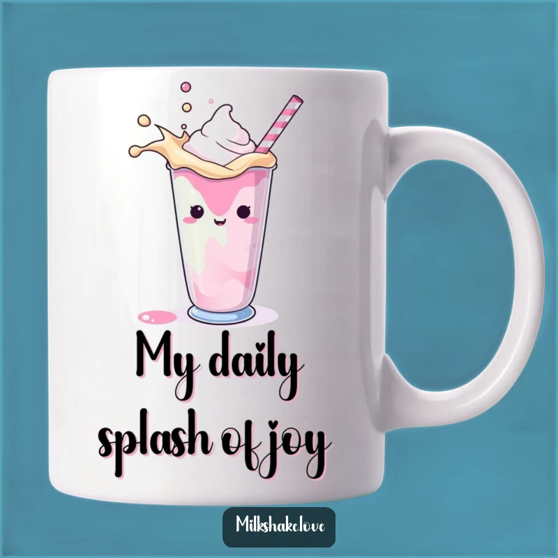 Funny Splashing Milkshake Mug: A Joyful Sip for Coffee Lovers, Perfect Funny Gift!