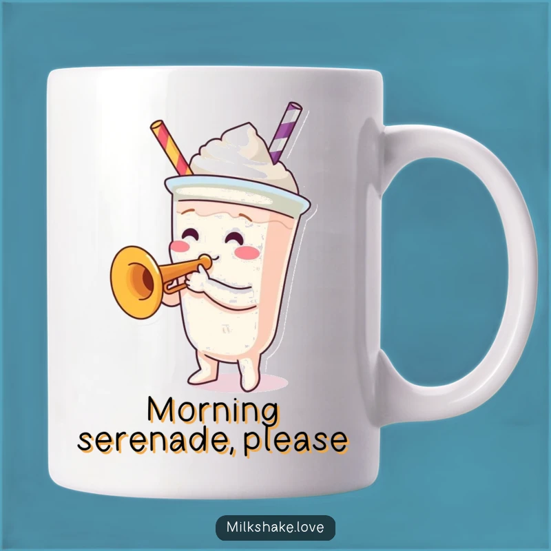 Funny Trumpet Milkshake Mug: A Jazzy Gift for Music Lovers and Fun Seekers