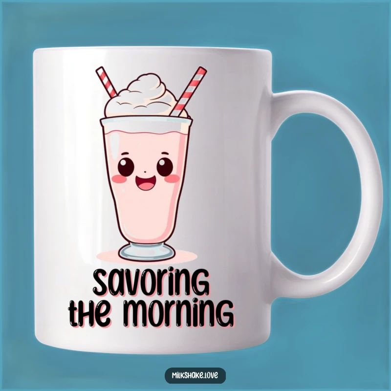 Funny Kawaii Milkshake Sip Mug - Joyful and Hilarious Gift for Drink Lovers