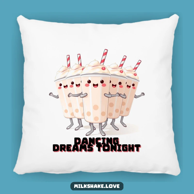 Funny Dancing Milkshakes Pillow: Cozy Up with Synchronized Dessert Charm