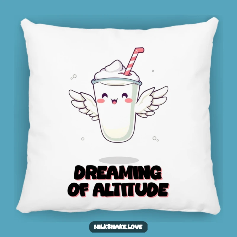 Funny Flying Milkshake Pillow: Cozy Up with This Hilarious Dessert Dream
