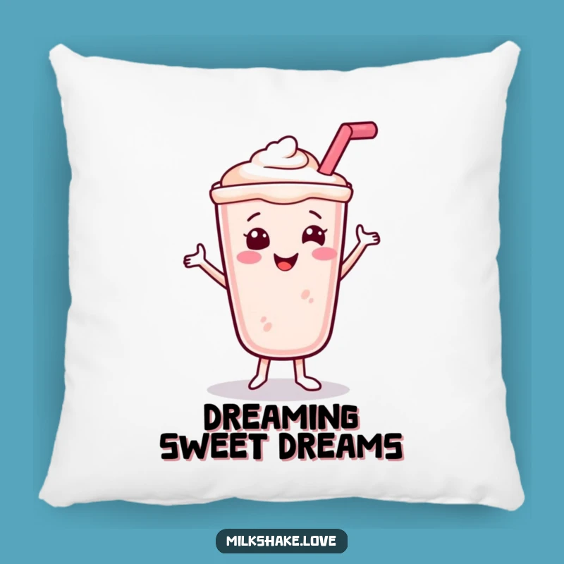 Funny Smiling Milkshake Pillow: Cozy Comfort with Dancing Sweetness Gift
