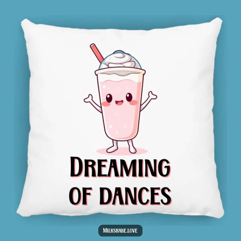 Funny Kawaii Milkshake Pillow: Snuggle Up with Silly Dance Comfort