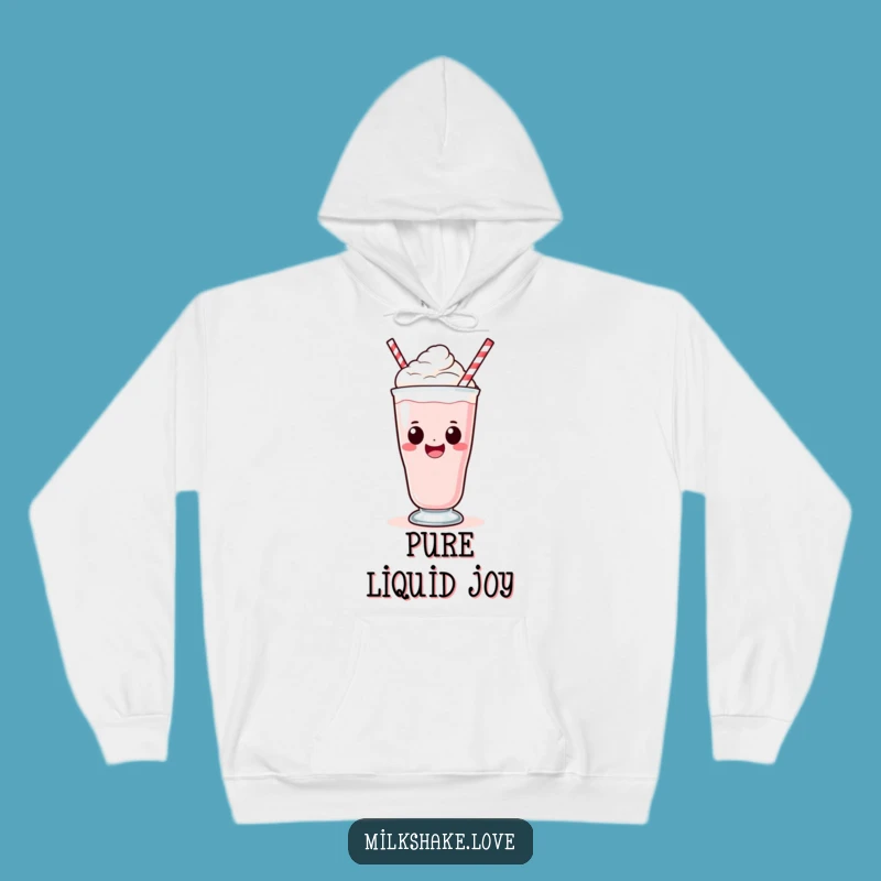 Cozy Funny Kawaii Milkshake Sip Hoodie - Comfort Meets Cheerful Vibes