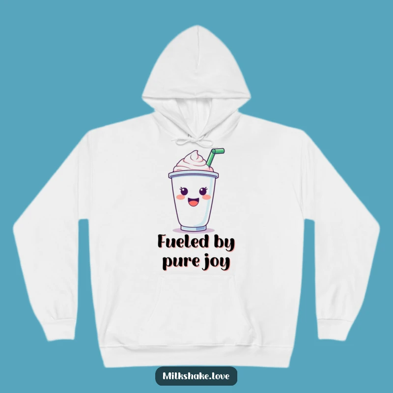 Cozy Funny Cheerful Milkshake Hoodie: Your Go-To for Warmth and Laughter