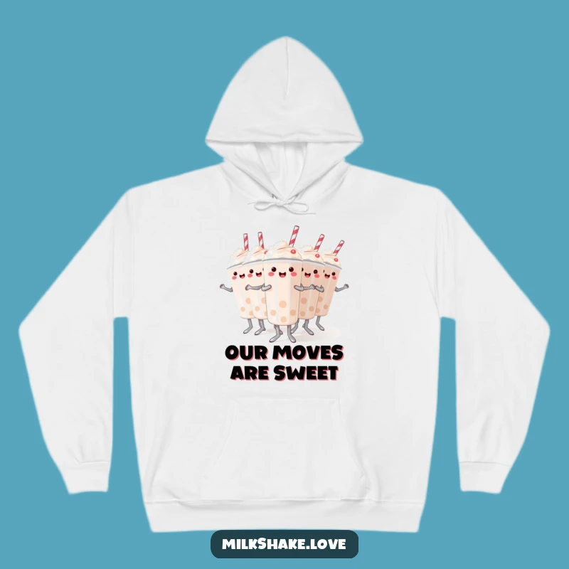 Funny Dancing Milkshakes Hoodie: Cozy Up in Synchronized Dessert Style