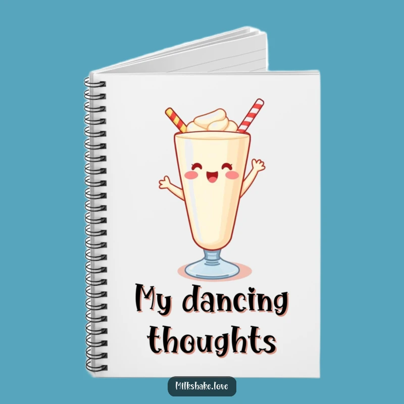Funny Kawaii Milkshake Notebook: Jot Down Fun Ideas with a Dancer