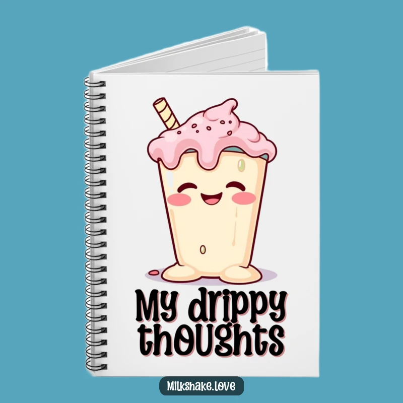 Funny Melting Milkshake Notebook: Jot Down Sweet Ideas!