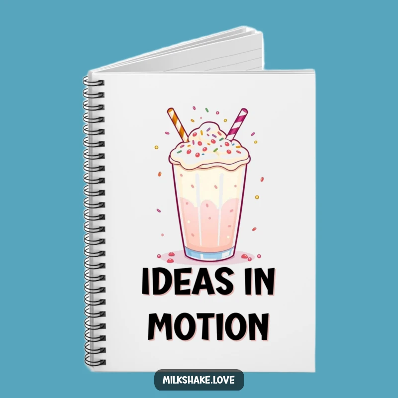 Funny Milkshake Juggling Notebook: Jot Down Fun Ideas