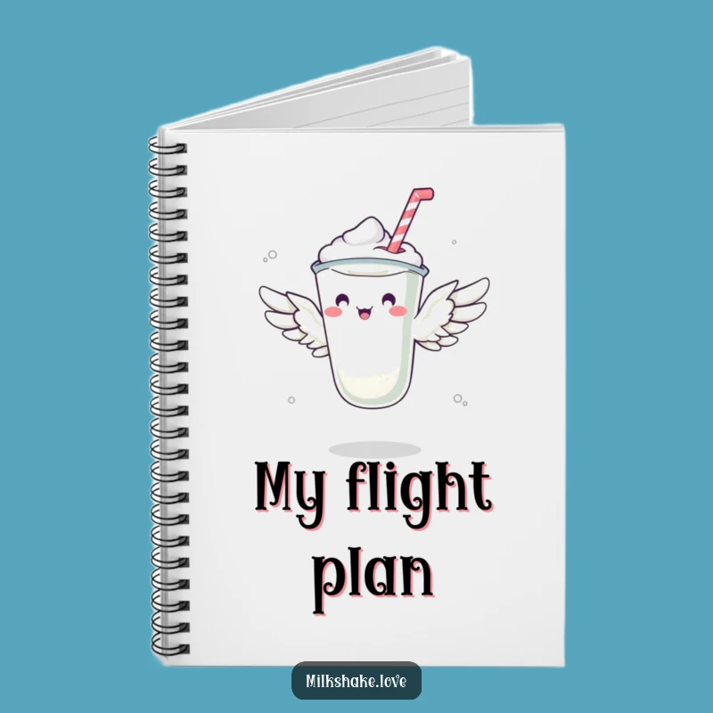 Funny Flying Milkshake Notebook: Jot Down Laughs in This Hilarious Dessert Journal