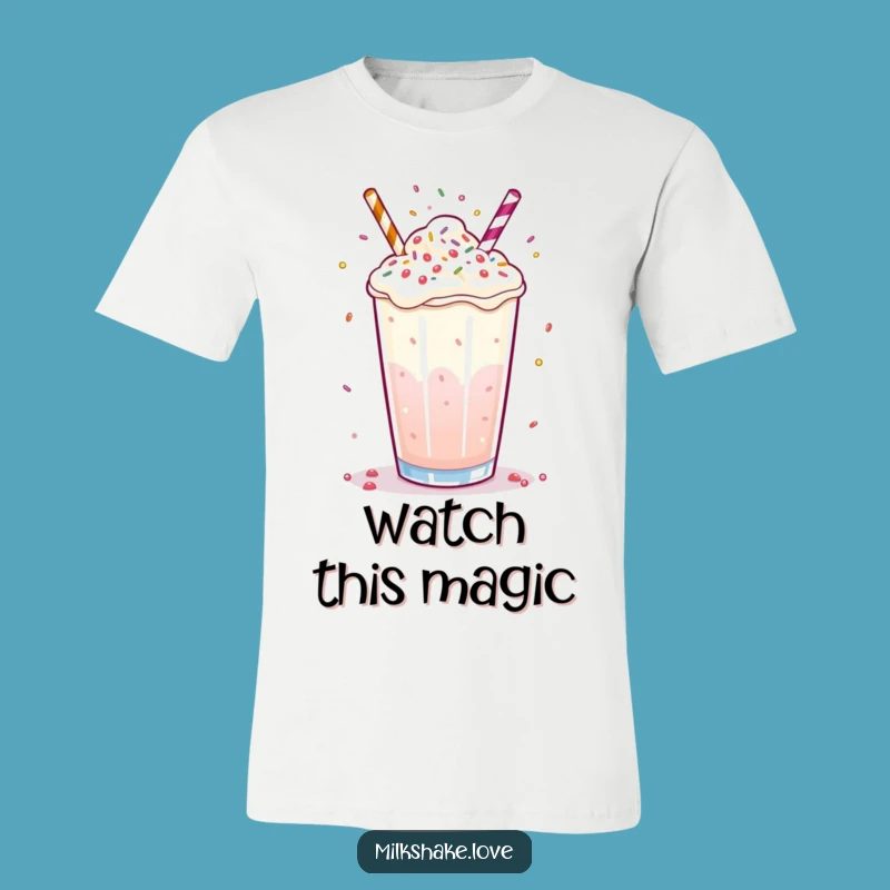 Funny Milkshake Juggling T-Shirt: Wear Your Playful Spirit