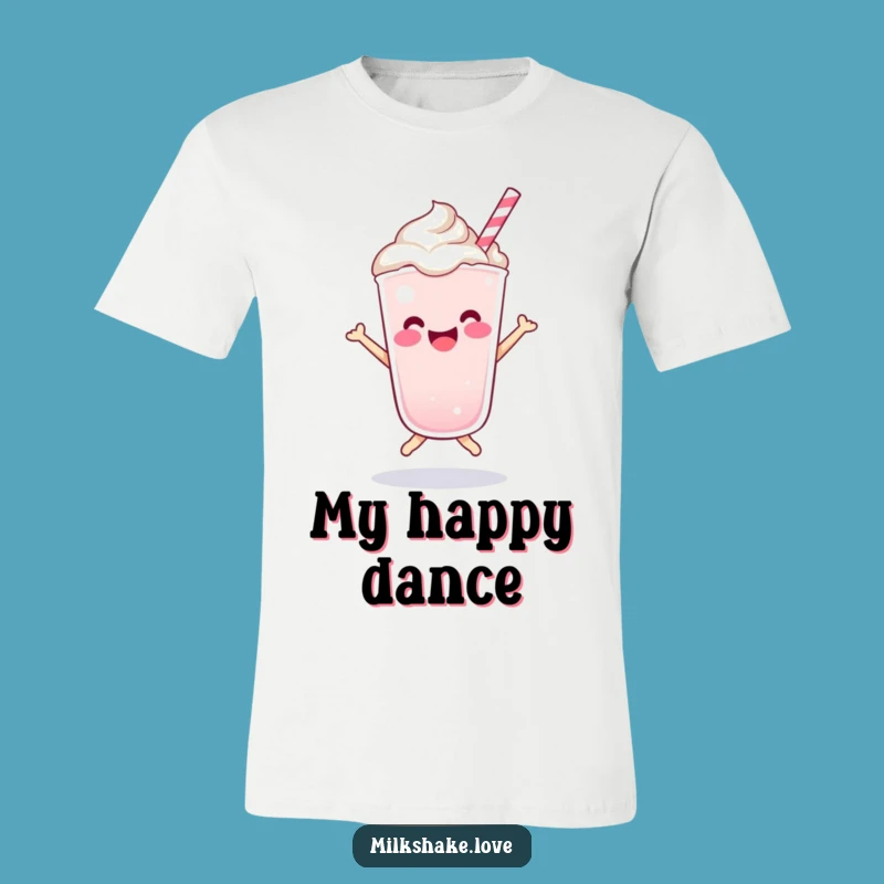 Funny Kawaii Milkshake Bounce T-Shirt - Spread Happiness & Laughter