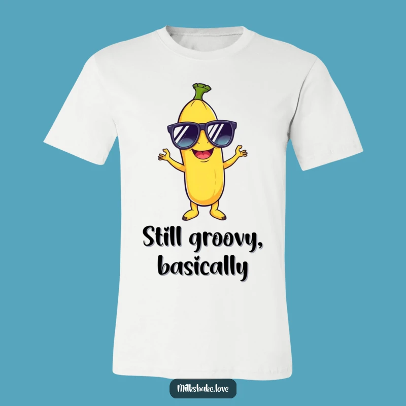 Funny Disco Banana T-Shirt: Giggle-Inducing Sunglasses Style for Fun Lovers