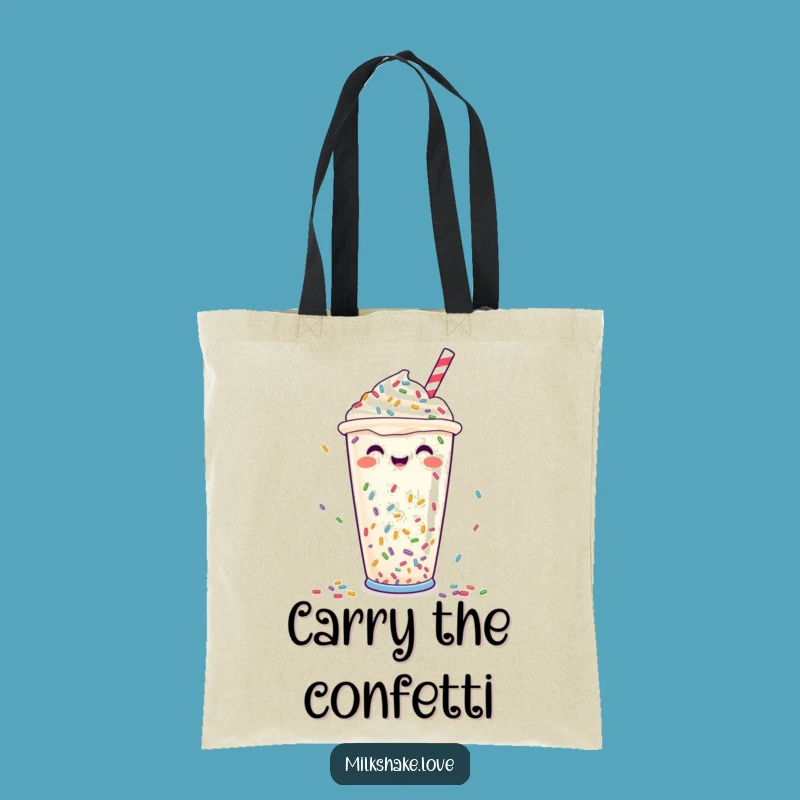 Funny Sprinkle Milkshake Tote Bag: Carry Your Joy and Essentials in Style