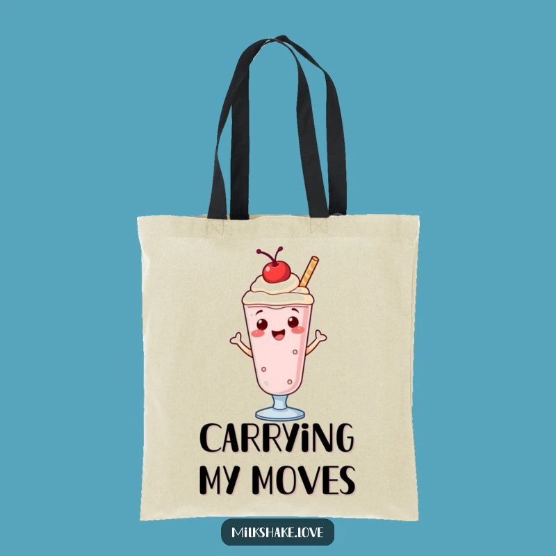 Funny Milkshake Tote Bag: Carry Your Fun in this Humorous, Jigging Accessory