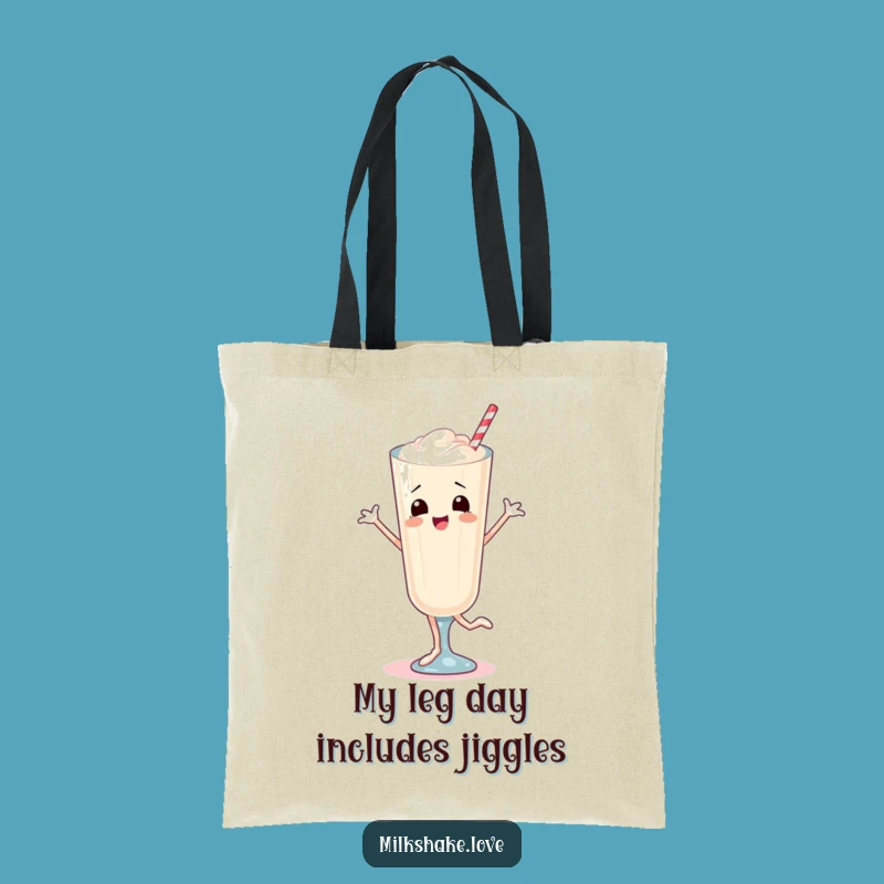 Funny Dancing Milkshake Tote Bag: Carry Your Essentials with This Hilarious & Stylish Bag!