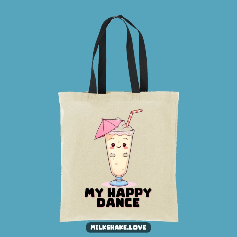 Funny Kawaii Milkshake Jig Tote Bag - Carry Your Fun Wherever You Go
