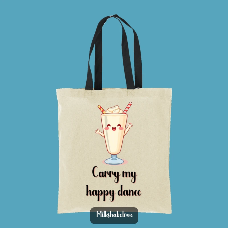 Funny Kawaii Milkshake Tote Bag: Carry Your Joy Everywhere